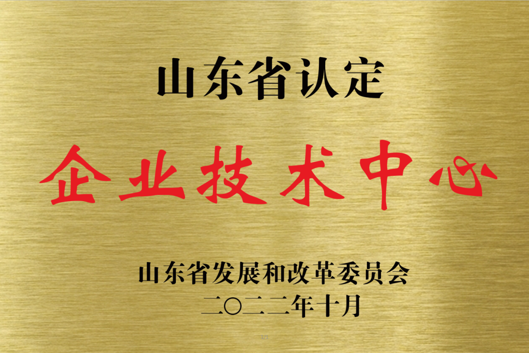 喜報!銳智智能通過“山東省企業技術中心”認定 喜報!銳智智能通過“山東省企業技術中心”認定